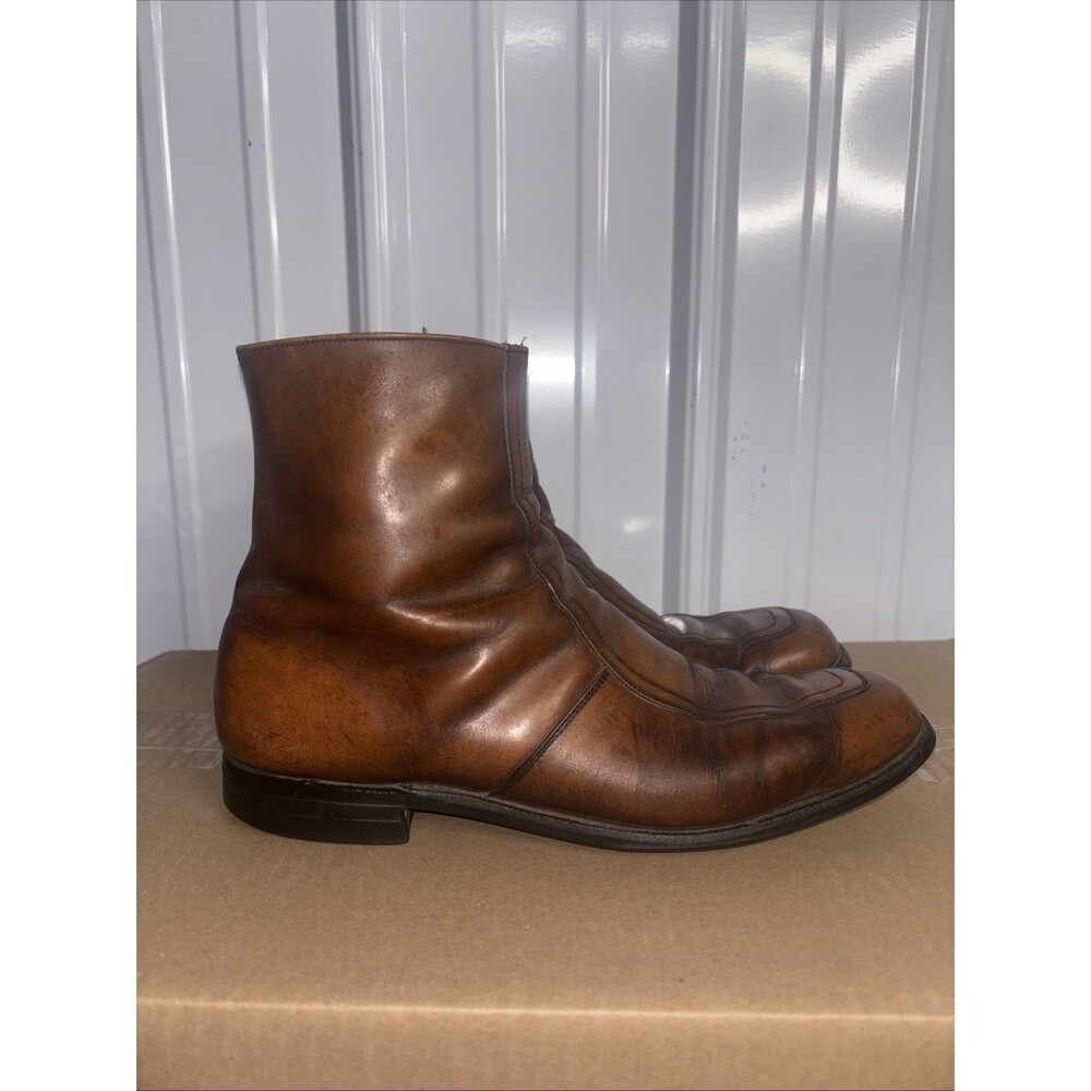 Vintage Mens Goodyear Mid Calf Zip Boots Size 11 - Picture 4 of 9